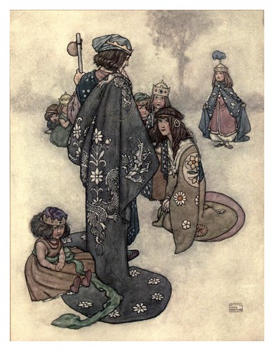 018-La princesa real-Hans Andersen's fairy tales (1913)- William Heath Robinson