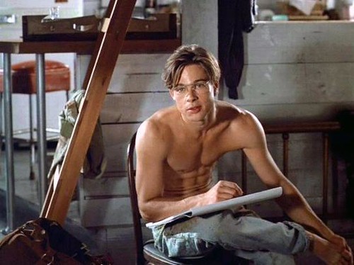 troy brad pitt wallpaper. Brad Pitt: Brad Pitt shirtless