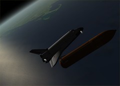 STS-118 Orbiter Specular Ripple (Hi-res)