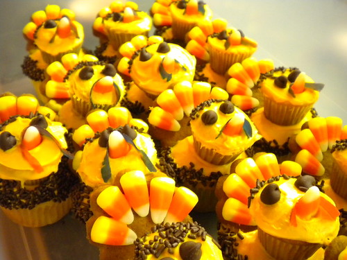 Thanksgiving Turkey cupcakes