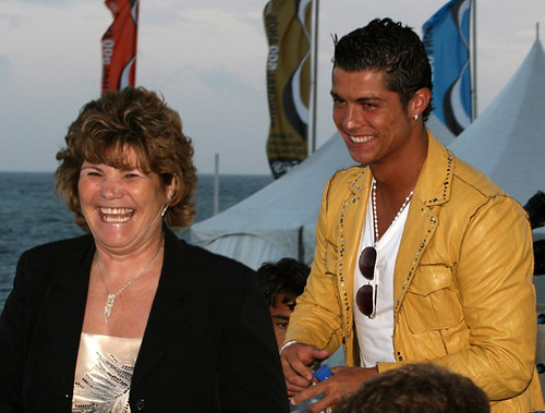 Cristiano Ronaldo and His Mother