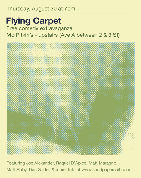 Flying Carpet on Aug 30