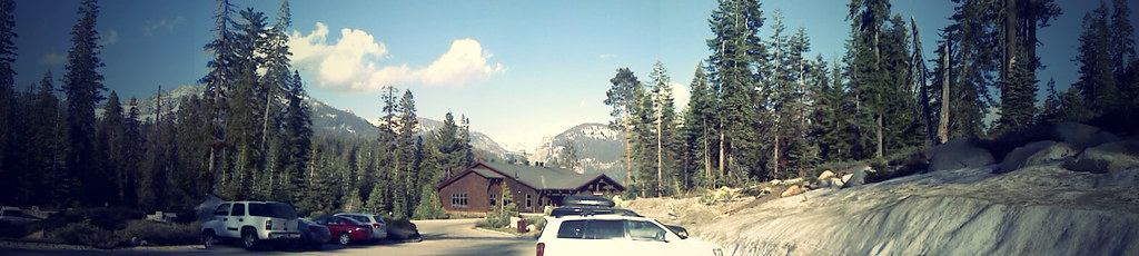 panoramic in the sequoias