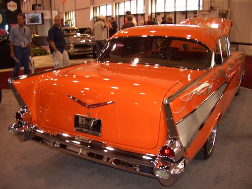 Cadillac orange with flames cool exotic cars rims,car, sport car 
