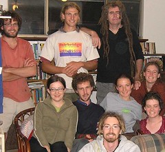 Ciaron O'Reilly with some of us Peace Tree crew