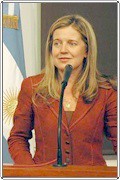 Cra. Adriana Nazario (Ministra de la Producción y Trabajo)
