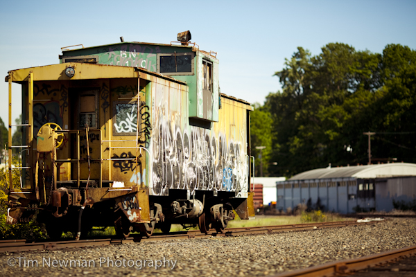 (we) found, shot, and owned this legit train caboose