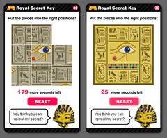 Egypt - Pharaoh's chamber - royal secret key