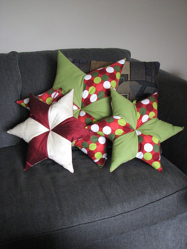 Christmas Star Pillows