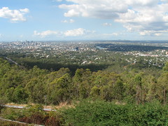 Brisbane from Mountain Coot-Tha viewpoint