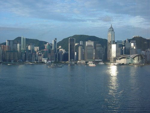 Hong Kong harbor view #1 by ixfd64.