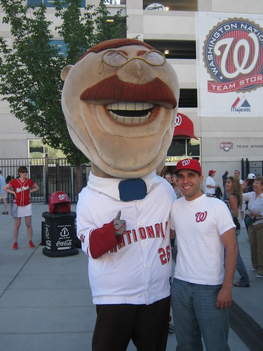 Me and Teddy at Nationals Park