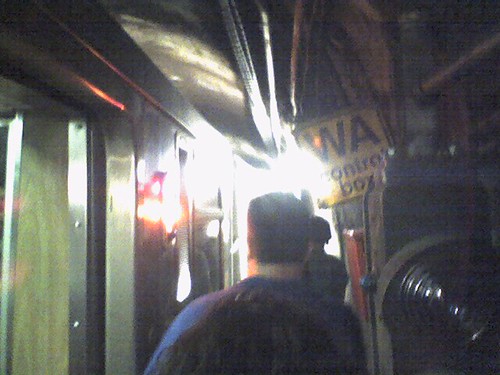 Evacuating a CTA train