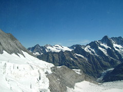 Mirador desde el tunel de subida al Jungfraujoch