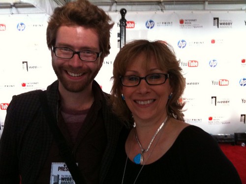 the webby awards logo. Andrea Smith and Dan Patterson of ABC at the 2010 Webby Awards