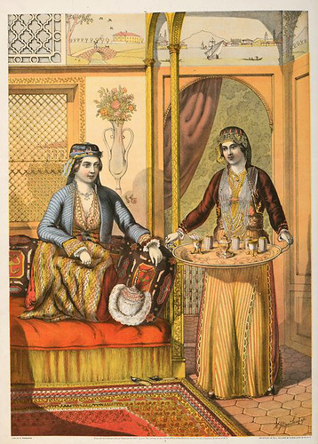 008-Mujeres armenias en su casa -The oriental álbum 1862- J.H. Van Lennep