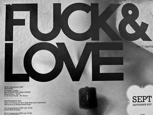 plakatkunst - fuck&love 002