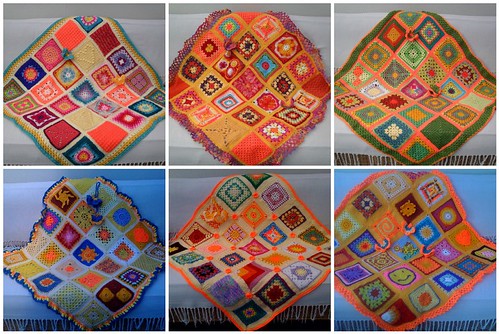The 6 'Sun themed Blankets' SIBOL we have made altogether! Thank you Ladies!