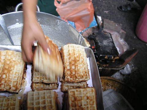 Cambodian waffles