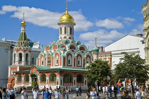 כנסית קאזן הצמודה לכיכר האדומה, מוסקבה