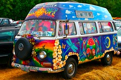 Get on the bus. (: Damien) Tags: hippies freedom oregoncountryfair microbus mywinners damiensands