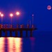 Moonrise Over The Pier At Alassio