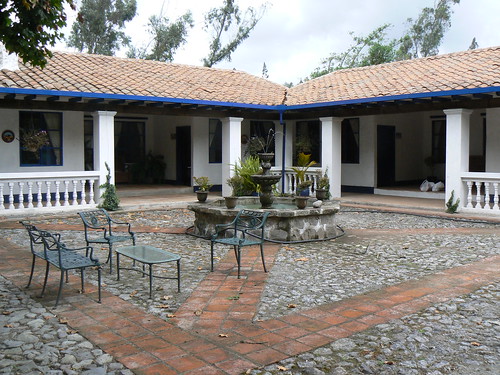 a courtyard of sorts at hacienda pinsaqui