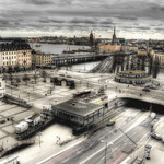 View of Stockholm. Vista de Estocolmo