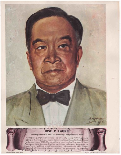 Philippines Jose P Laurel Macabuhay 1940 AR