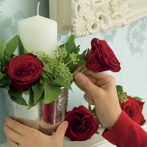 christmas wedding ideas 3 Flower basket
