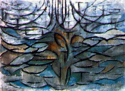 Famous Painting Artists Names on Famous Artist Paintings Reproduction 100222  Piet Mondrian Gray Tree