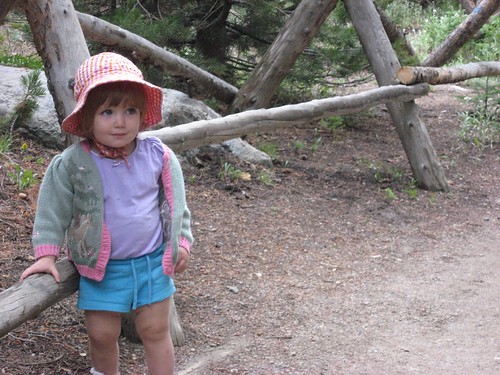 Cute Little Girl near Bear Lake