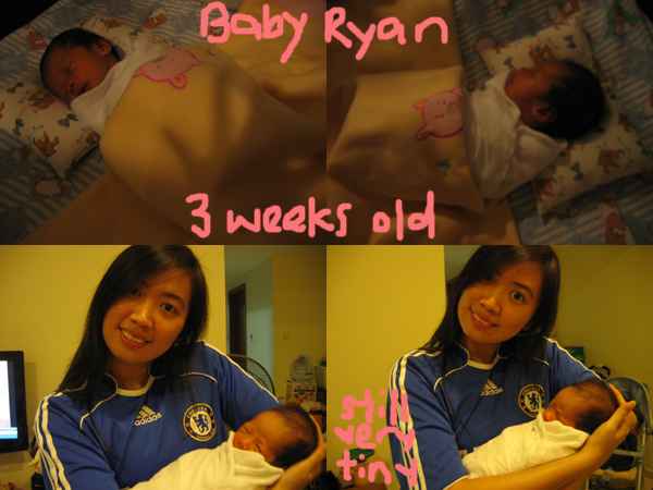 baby ryan three weeks old
