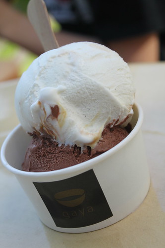 gelato from gaya gelato, ubud