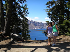 Mom and myself at Crater Lake