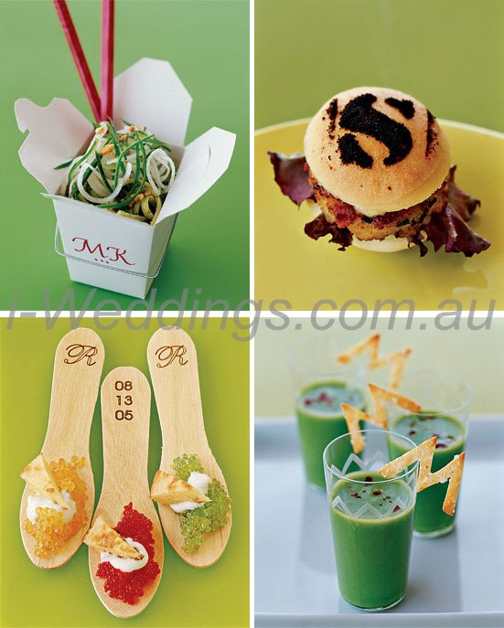 I've got more personalised food ideas for your wedding reception