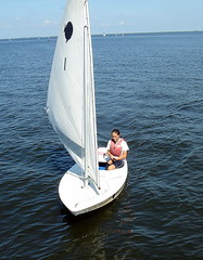 C sailing a sunfish