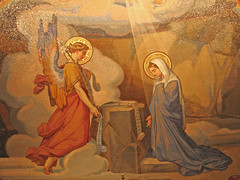 Detail of the Annunciation
