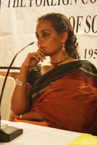 City Sighting - Arundhati Roy, The Foreign Correspondents' Club of South Asia