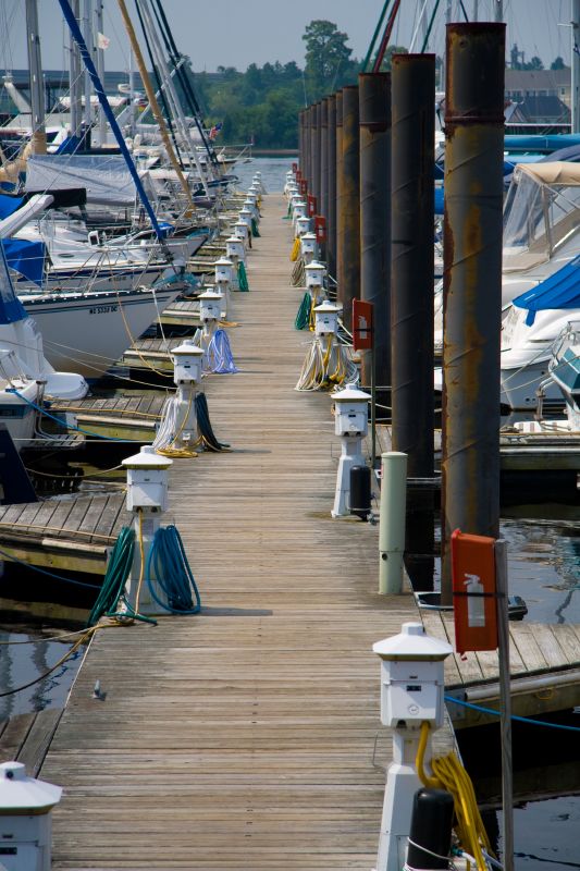 New Bern Marina Docks Docks in the 