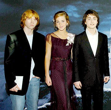 Daniel Radcliffe, Rupert Grint, Emma Watson by Angel Grotton
