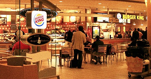 Burger king in airport