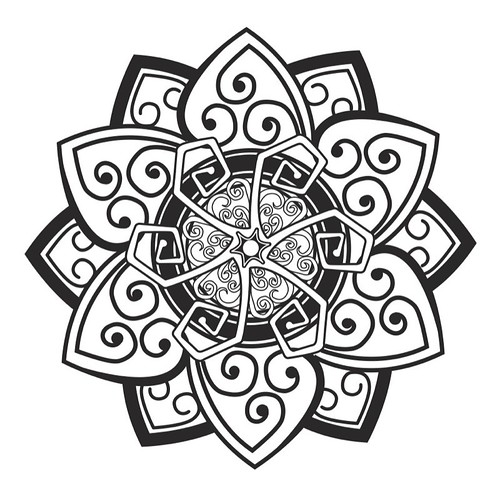 celtic tattoo pictures. Celtic Flower Tattoo Design