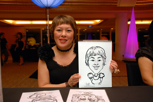 Caricature live sketching for Great Eastern D&D - 16