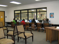 Library Computers by kleinoaklibrary