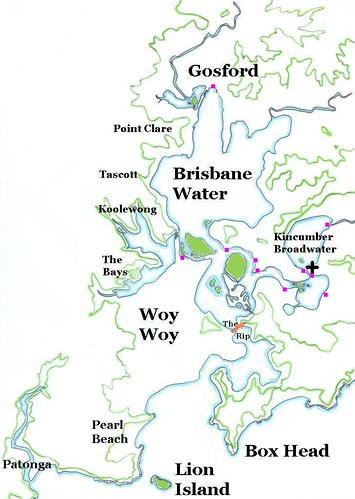 Some old ferry stops of Brisbane Water