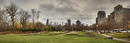 Lincoln Park from the Lincoln Park Conservatory