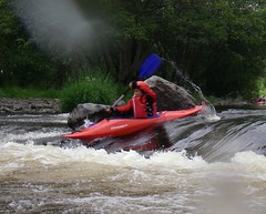 White Water Kayaking, River Dee
