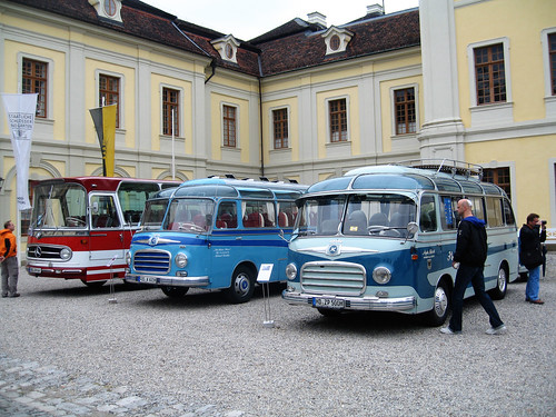 Schloss Ludwigsburg and old buses