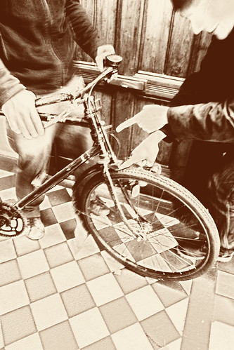 A 80 years old bicycle